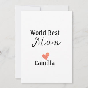 Cartes Pour Fêtes Annuelles Meilleure maman du monde joyeuse fête des mères gr