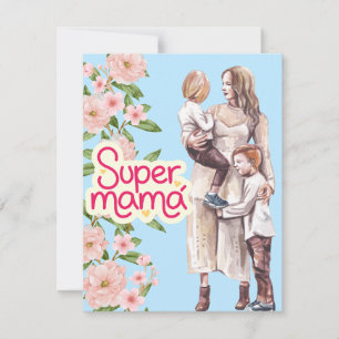 Cartes Pour Fêtes Annuelles Meilleure maman qui soit