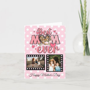 Cartes Pour Fêtes Annuelles Meilleure maman unique jamais Collage photo person