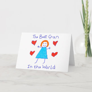 Cartes Pour Fêtes Annuelles Meilleure mamie au monde