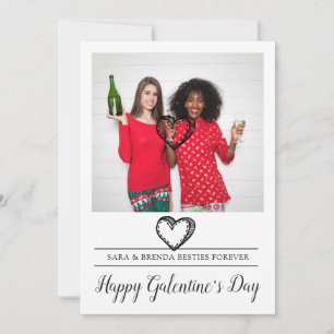 Cartes Pour Fêtes Annuelles Meilleures amies Galentine's Day 