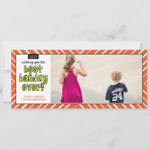 Cartes Pour Fêtes Annuelles Meilleures Vacances Jamais !