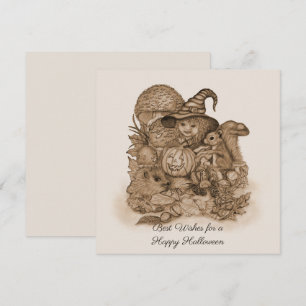 Cartes Pour Fêtes Annuelles Meilleurs vœux pour un joyeux Halloween