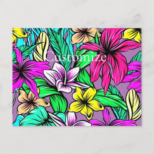 Cartes Pour Fêtes Annuelles Mélange de fleurs tropicales Thunder_Cove