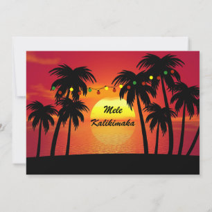 Cartes Pour Fêtes Annuelles Mele Kalikimaka