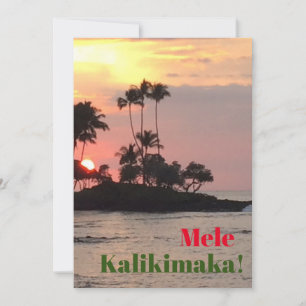 Cartes Pour Fêtes Annuelles Mele Kalikimaka