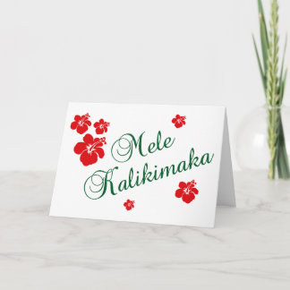 Cartes Pour Fêtes Annuelles Mele Kalikimaka