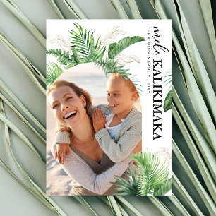 Cartes Pour Fêtes Annuelles Mele Kalikimaka Arch Photo Noël
