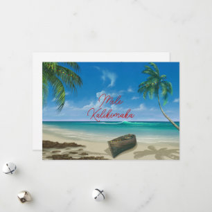 Cartes Pour Fêtes Annuelles Mele Kalikimaka Hawaiin Noël