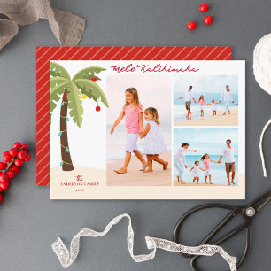 Cartes Pour Fêtes Annuelles Mele Kalikimaka Palm Tree 3 Photo Noël