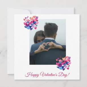 Cartes Pour Fêtes Annuelles Mélodie du cœur à l'aquarelle Saint-Valentin