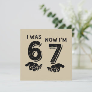 Cartes Pour Fêtes Annuelles Mème drôle d'anniversaire six sept ans 6 7 ans Fêt