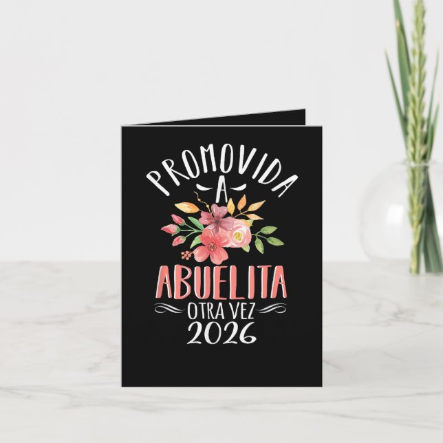 Cartes Pour Fêtes Annuelles Mémé encore en espagnol (Devant)