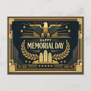 Cartes Pour Fêtes Annuelles Mémorial de la journée du souvenir Art déco