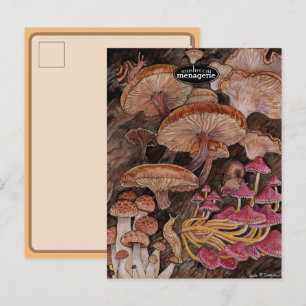 Cartes Pour Fêtes Annuelles Ménagerie de champignons