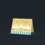 Cartes Pour Fêtes Annuelles MENORAH LIGHTS Hanoukka Holiday Greeting Card<br><div class="desc">Toutes mes créations sont des oeuvres originales ONE-OF-A-KIND conçues par moi ! Vous ne pouvez les trouver ici ! La plupart sont créés à l'aide d'Adobe Illustrator ou d'Adobe Photoshop. D'autres sont des objets peints à la main uniques en aquarelle, gouache et encre indienne. Toutes les couleurs, polices et textes...</div>