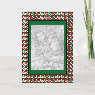 Cartes Pour Fêtes Annuelles Menthes poivrées verticales