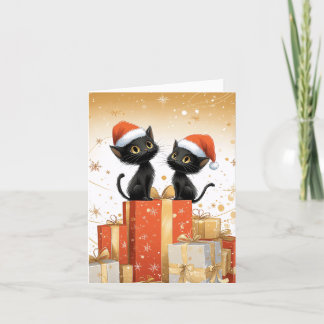 Cartes Pour Fêtes Annuelles Meowry Xmas