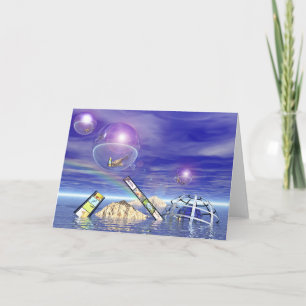 Cartes Pour Fêtes Annuelles Mer de mémoire (carte)