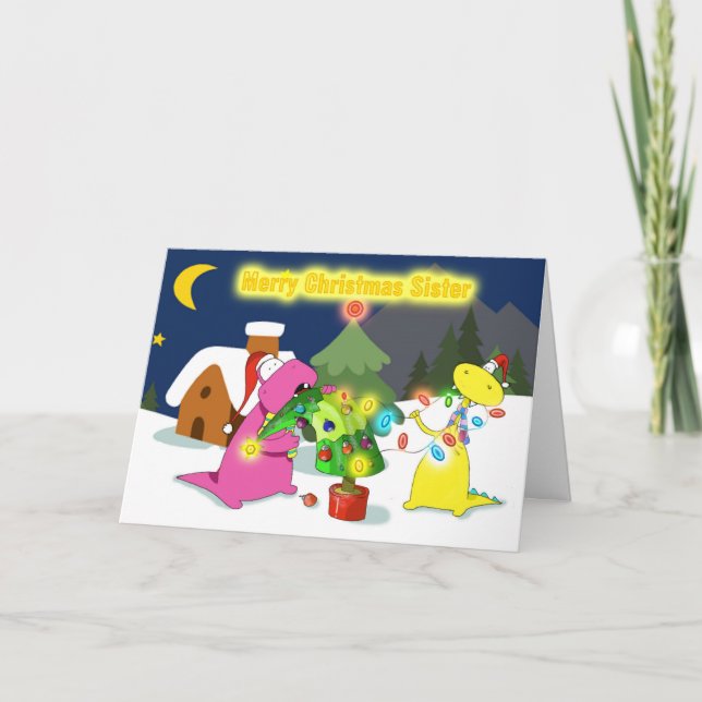 Cartes Pour Fêtes Annuelles merchristys sister (Devant)