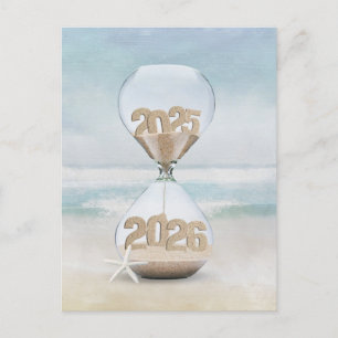 Cartes Pour Fêtes Annuelles Merci 2026 Nouvel An Hourglass