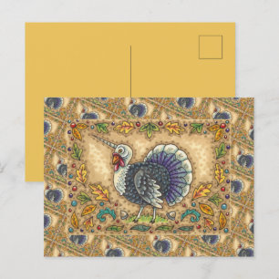 CARTES POUR FÊTES ANNUELLES MERCI À L'UNICORN TURQUIE, IMAGINAIRE CONSIDÉRABLE