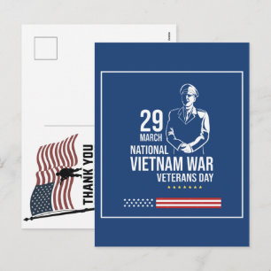 Cartes Pour Fêtes Annuelles Merci aux vétérans Drapeau américain Jour du souve