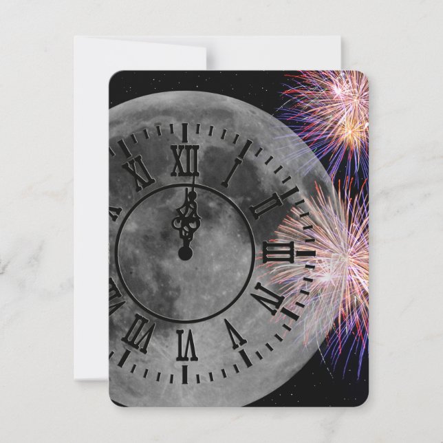 Cartes Pour Fêtes Annuelles Merci d'affaires du nouvel an (Devant)