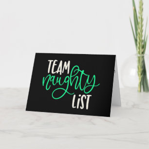 CARTES POUR FÊTES ANNUELLES **MERCI D'AVOIR ÉTÉ SUR LA LISTE DES MÉCHANTS**