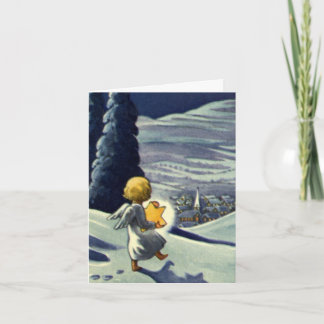 Cartes Pour Fêtes Annuelles Merci de Noël vintage