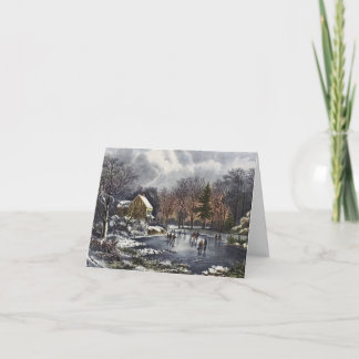 Cartes Pour Fêtes Annuelles Merci de Noël vintage