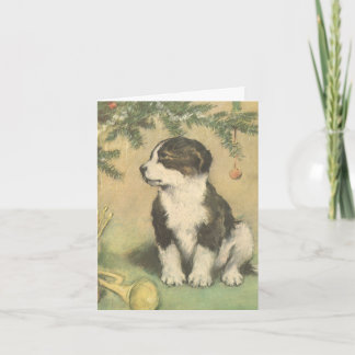 Cartes Pour Fêtes Annuelles Merci de Noël vintage