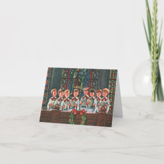 Cartes Pour Fêtes Annuelles Merci de Noël vintage
