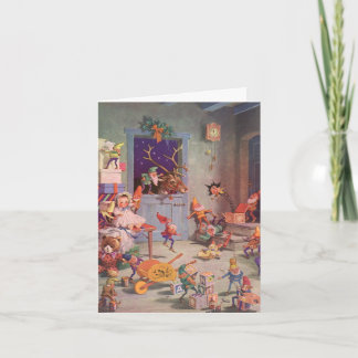 Cartes Pour Fêtes Annuelles Merci de Noël vintage