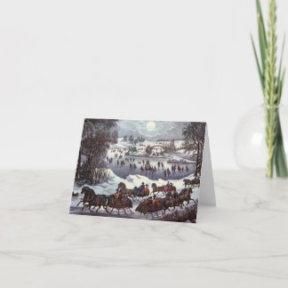Cartes Pour Fêtes Annuelles Merci de Noël vintage