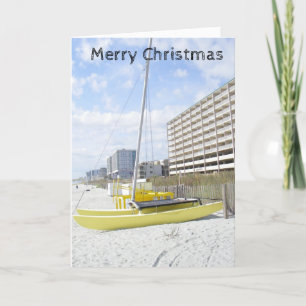 CARTES POUR FÊTES ANNUELLES **MERCI NOËL DE LA PLAGE"