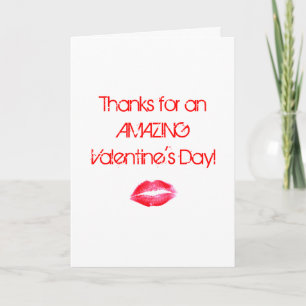 Cartes Pour Fêtes Annuelles Merci pour la Saint-Valentin, vous obtenez une fêt