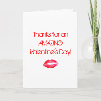Cartes Pour Fêtes Annuelles Merci pour la Saint-Valentin, vous obtenez une fêt