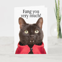 Merci Pour Toute Personne Drôle Chat Vampire Humou