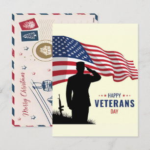 Cartes Pour Fêtes Annuelles Merci pour votre service : Jour des vétérans 2025