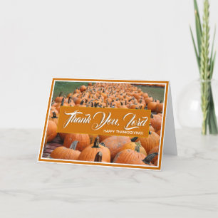 Cartes Pour Fêtes Annuelles MERCI, SEIGNEUR Psaume 106 Fête de l'Action de grâ