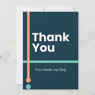 Cartes Pour Fêtes Annuelles Merci - Vous avez illuminé ma journée