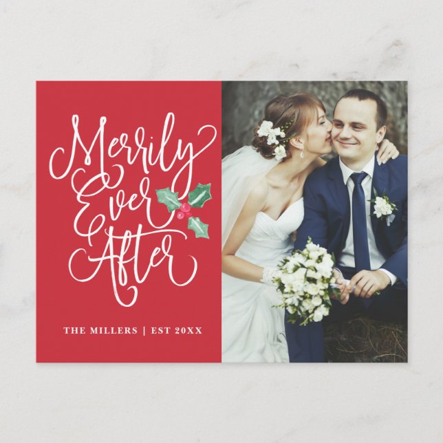 Cartes Pour Fêtes Annuelles Merde Jamais après le Merci photo de vacances (Devant)