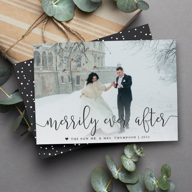 Cartes Pour Fêtes Annuelles Merde toujours après | Noël photo Mariage (Créateur téléchargé)
