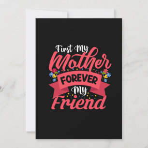 Cartes Pour Fêtes Annuelles Mère Art Mère Pour Toujours Mon Amie
