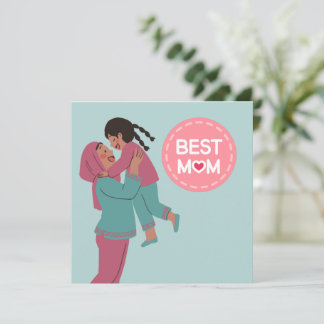 Cartes Pour Fêtes Annuelles Mère et fille Meilleure maman Fête des mères