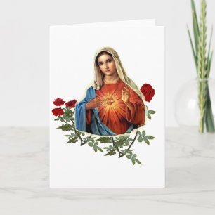 Cartes Pour Fêtes Annuelles Mère MAry