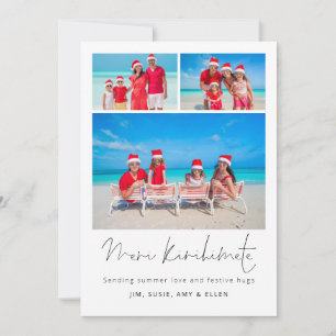Cartes Pour Fêtes Annuelles Meri Kirihimete 3 Photos calendrier 2026 NZ 