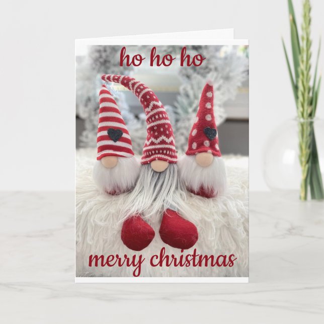 CARTES POUR FÊTES ANNUELLES MERRRRRY CHRISTMAS HO HO HO (Devant)