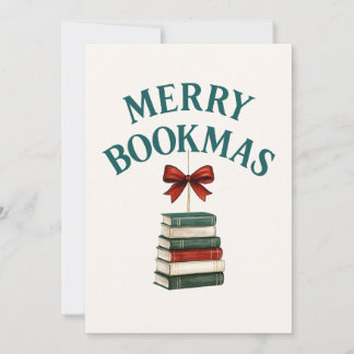 Cartes Pour Fêtes Annuelles Merry Bookmas